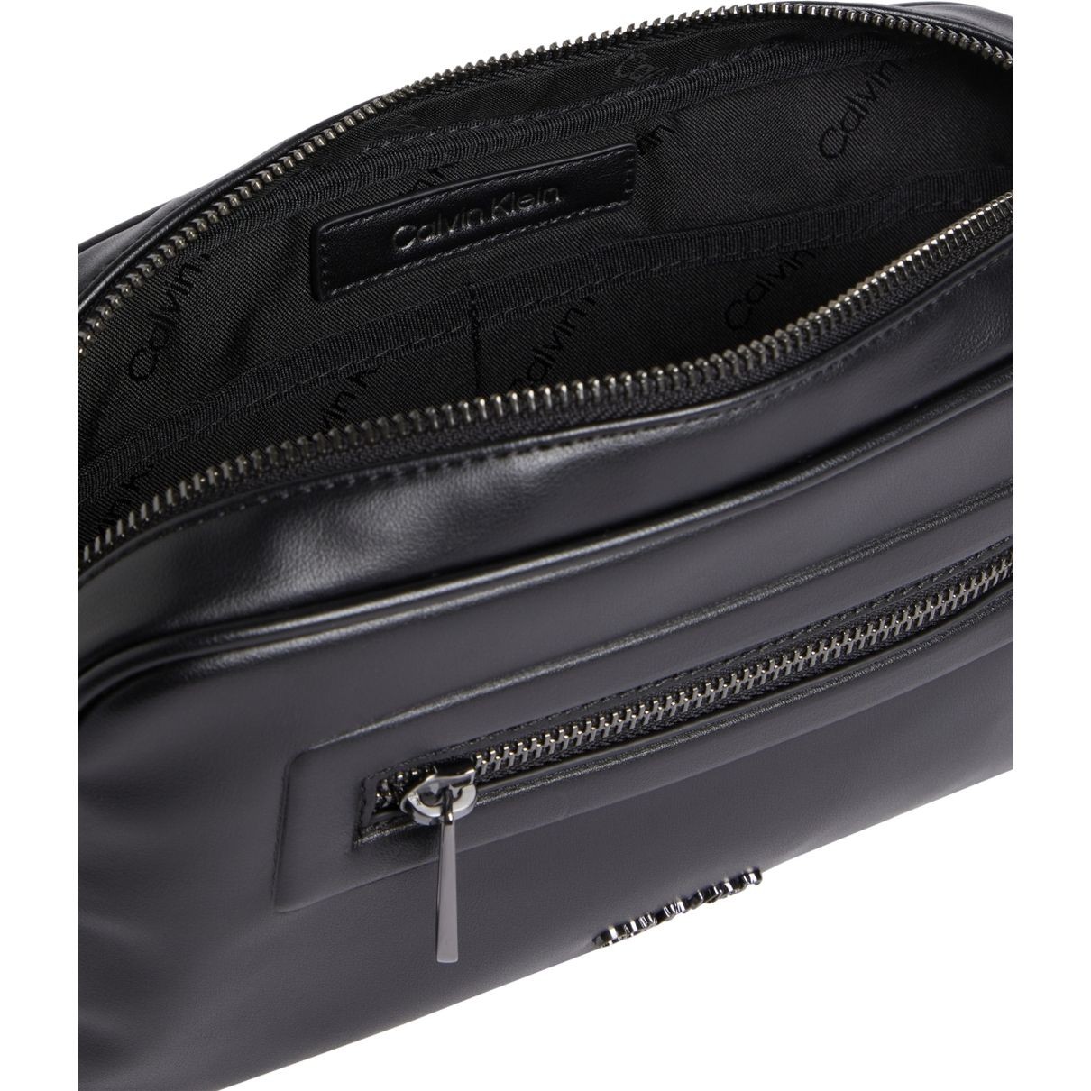 CALVIN KLEIN Kosmetinė vyrams, Juoda, Elevated slim washbag 3