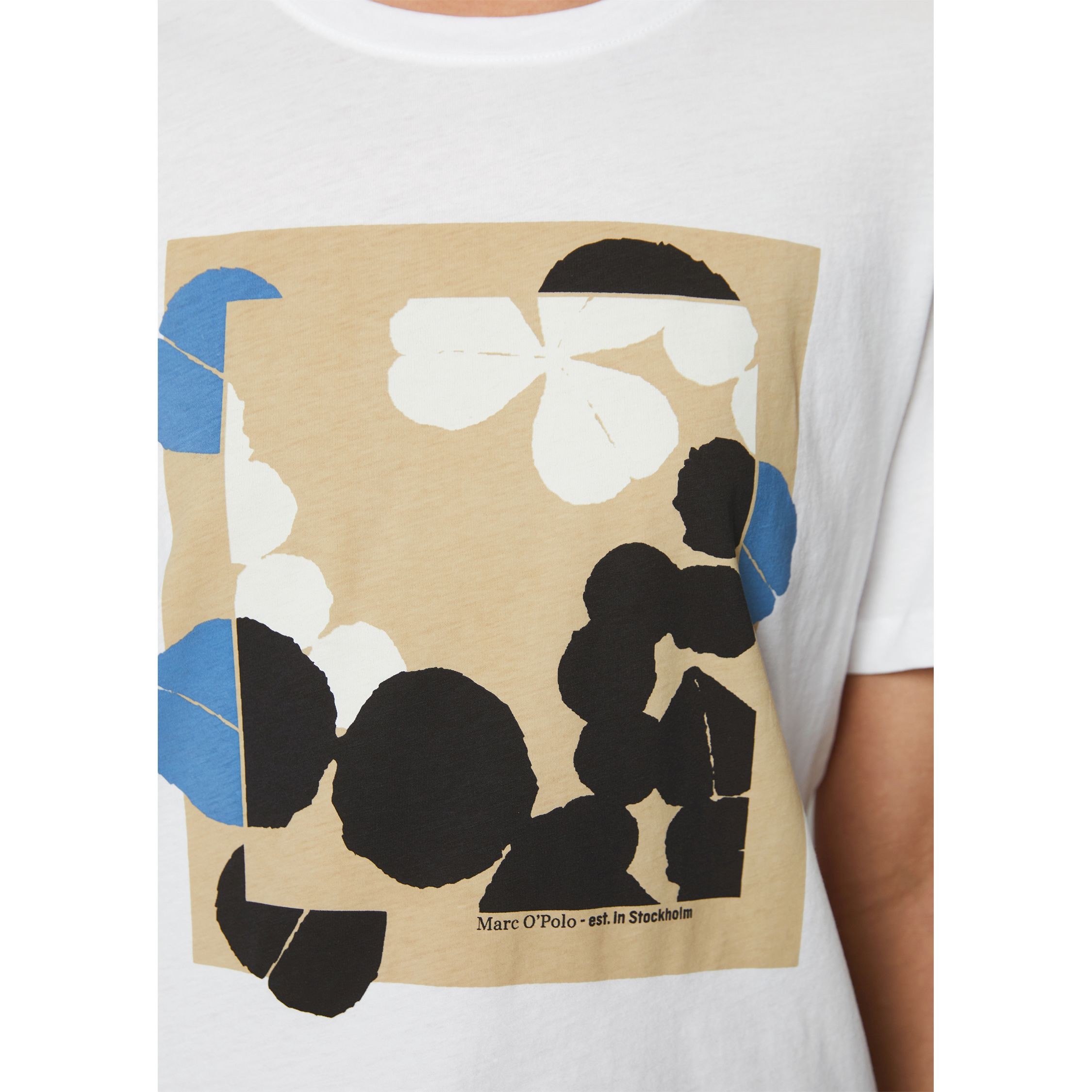 MARC O'POLO Marškinėliai moterims, Balta 4