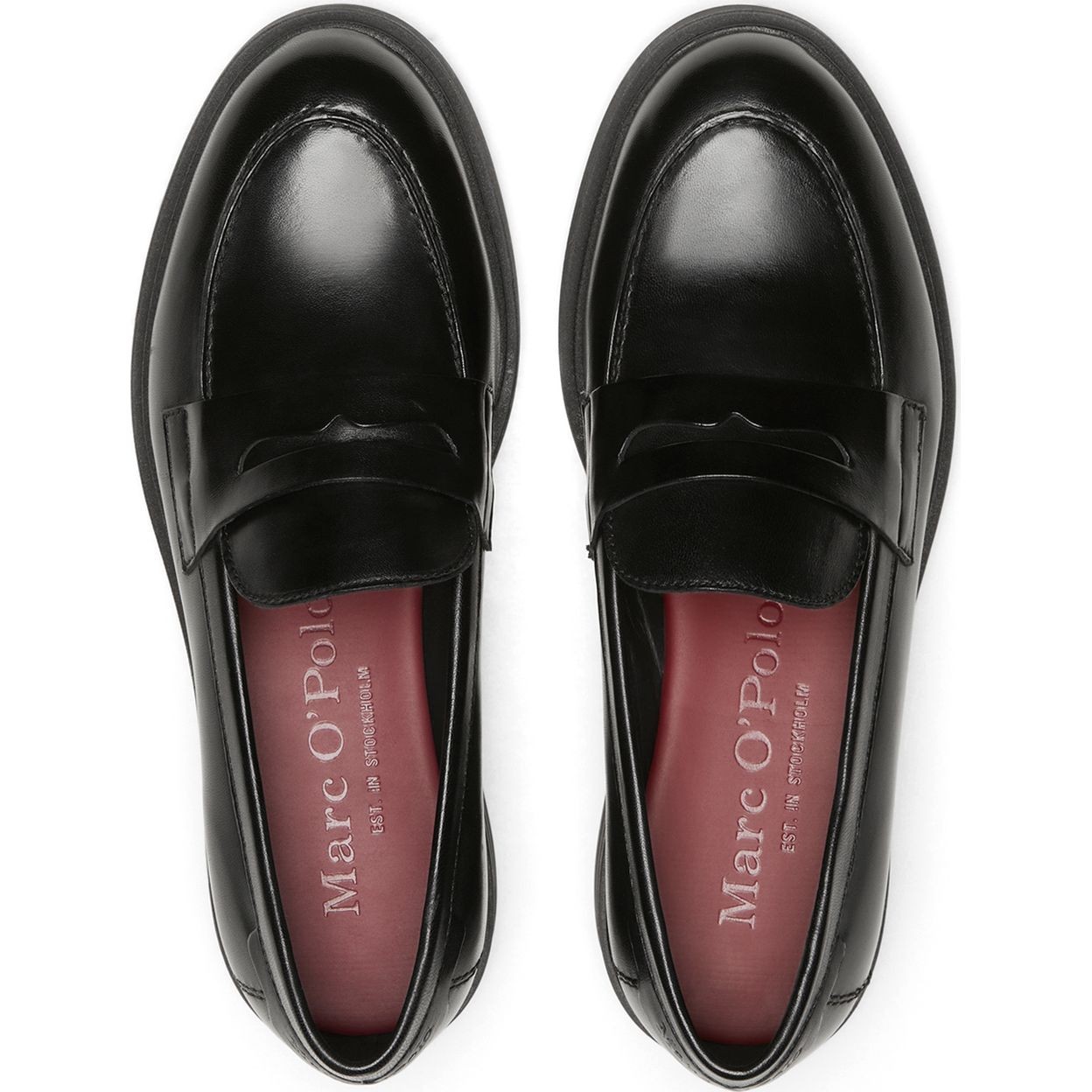 MARC O'POLO Loaferiai moterims, Juoda, Mod. Paula 20A Loafers 4