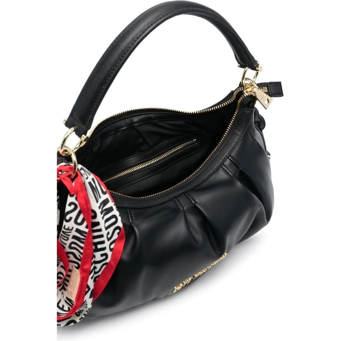 LOVE MOSCHINO Rankinė per petį moterims, Juoda, Top handle shoulder bag 4