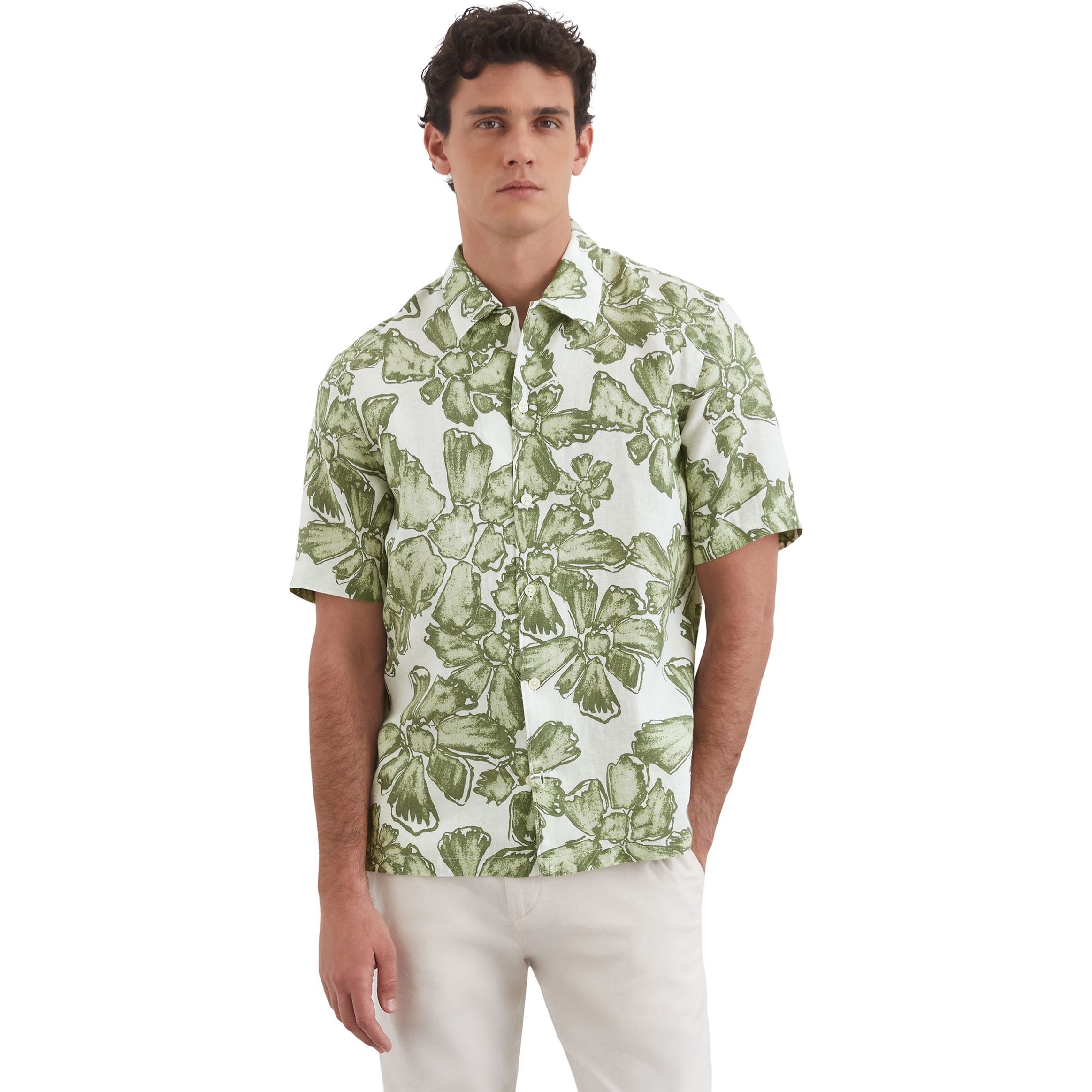 MARC O'POLO Marškiniai trump. rankovėmis vyrams, Marga, Shirts sho 523721341134 2