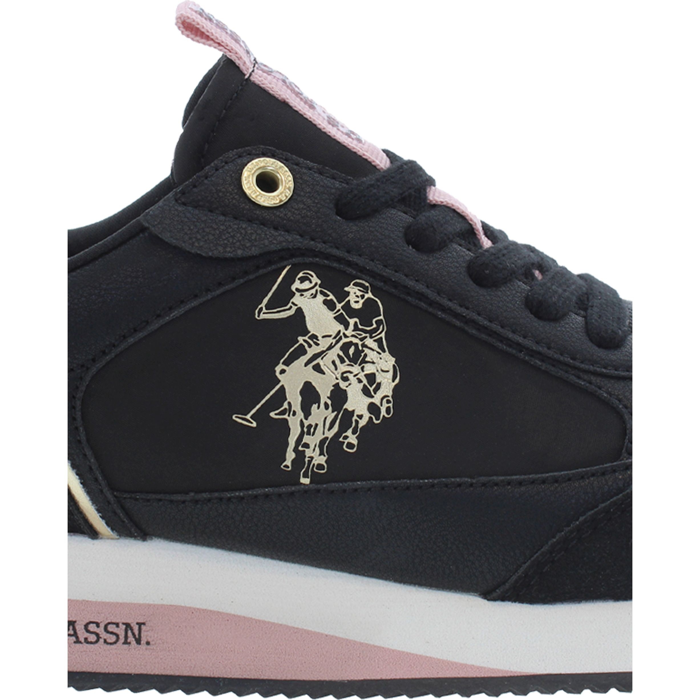 U.S.POLO Laisvalaikio bateliai moterims, Juoda, FRISBY 7