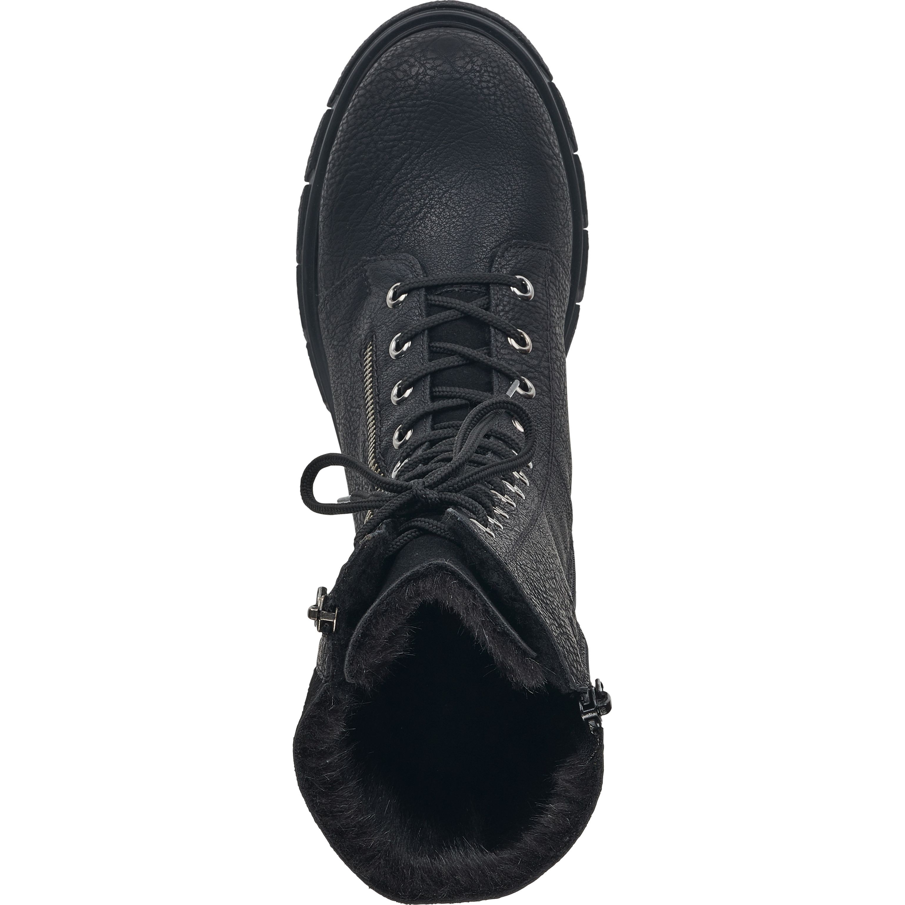 RIEKER Aulinukai moterims, Juoda, Ladies mid height boots 5