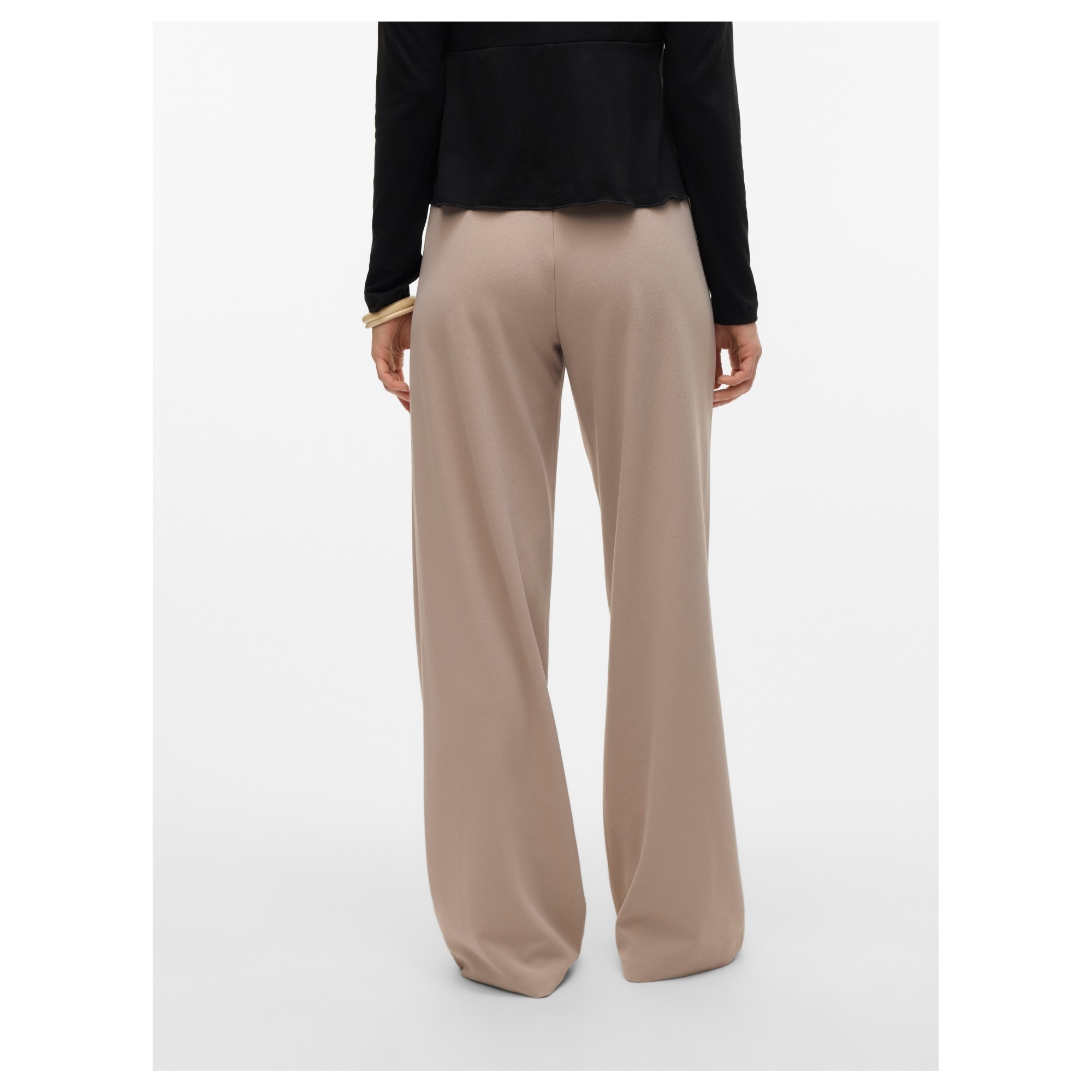 VERO MODA Formalios kelnės moterims, Smėlio, Berlin wide 4