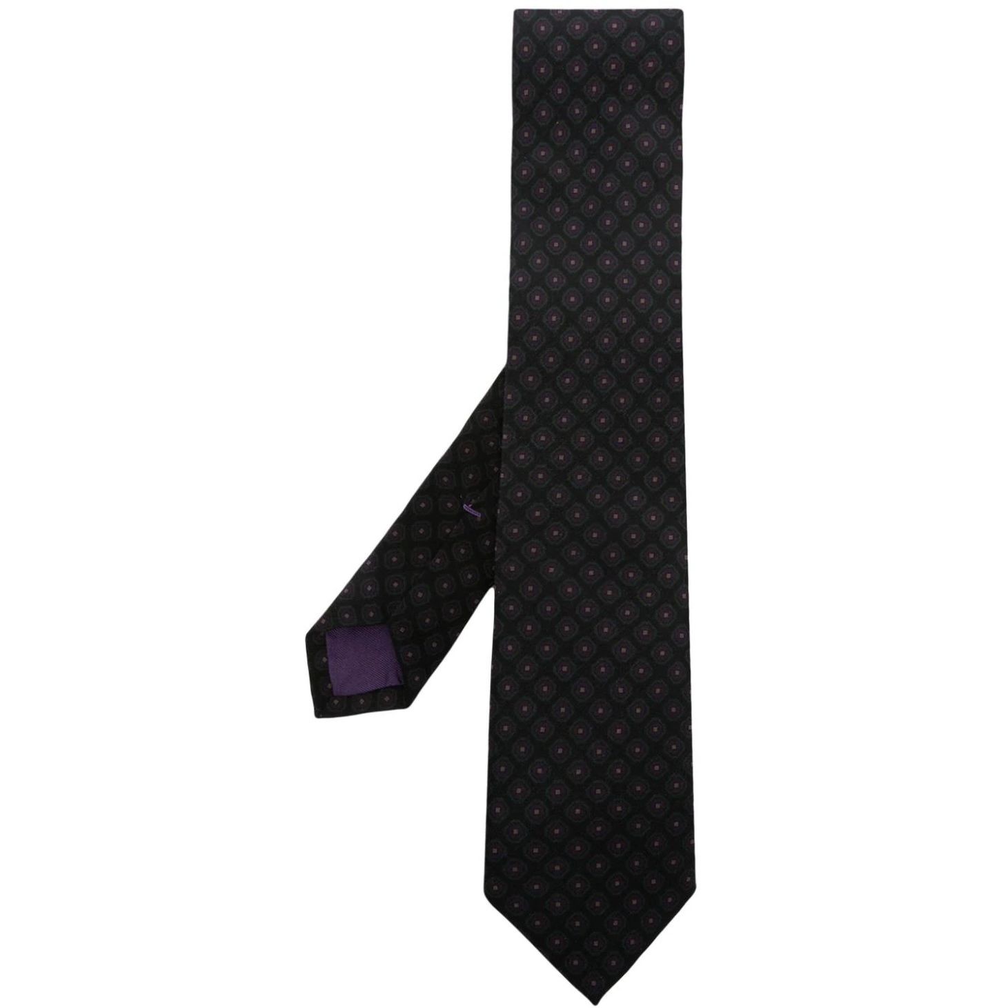 RALPH LAUREN PURPLE Kaklaraištis vyrams, Juoda, Standard neck tie 1