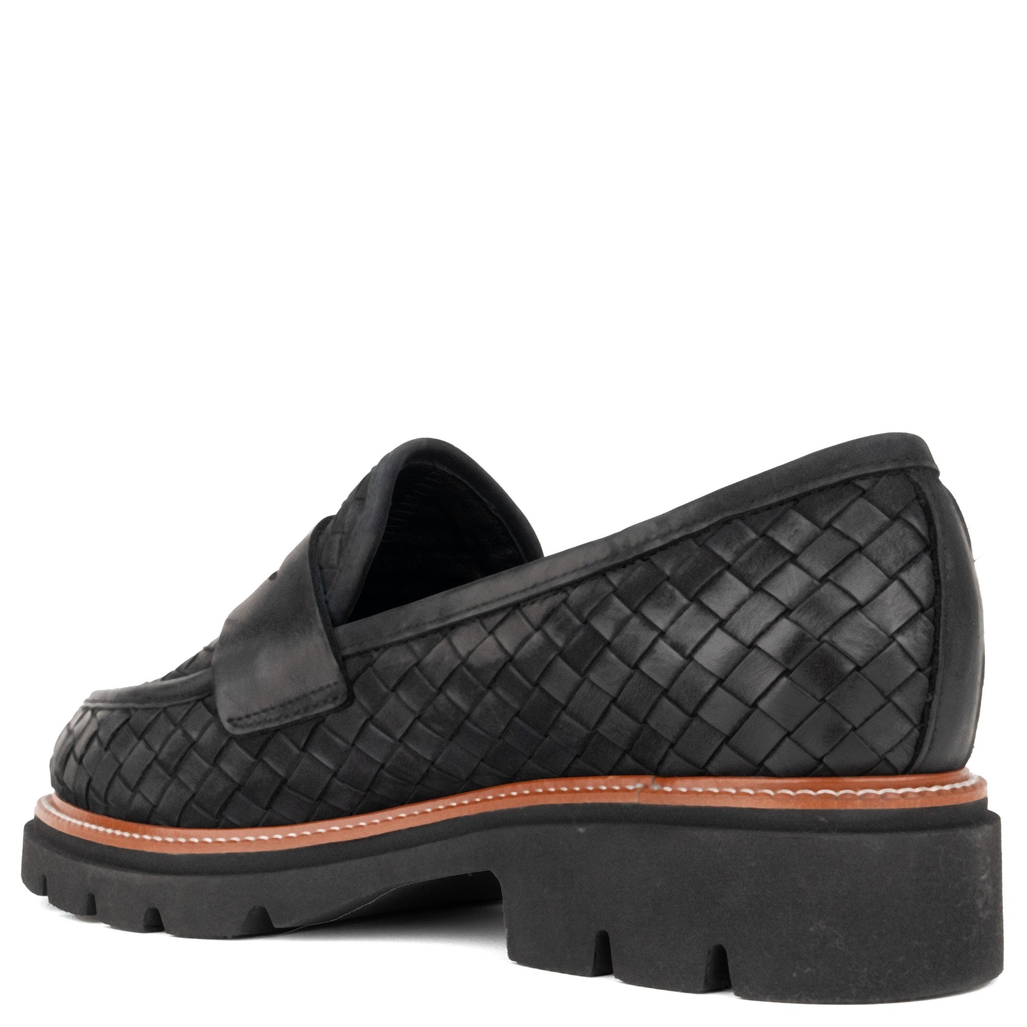 SERGIO MORETTI Loaferiai moterims, Juoda, Loafers 3