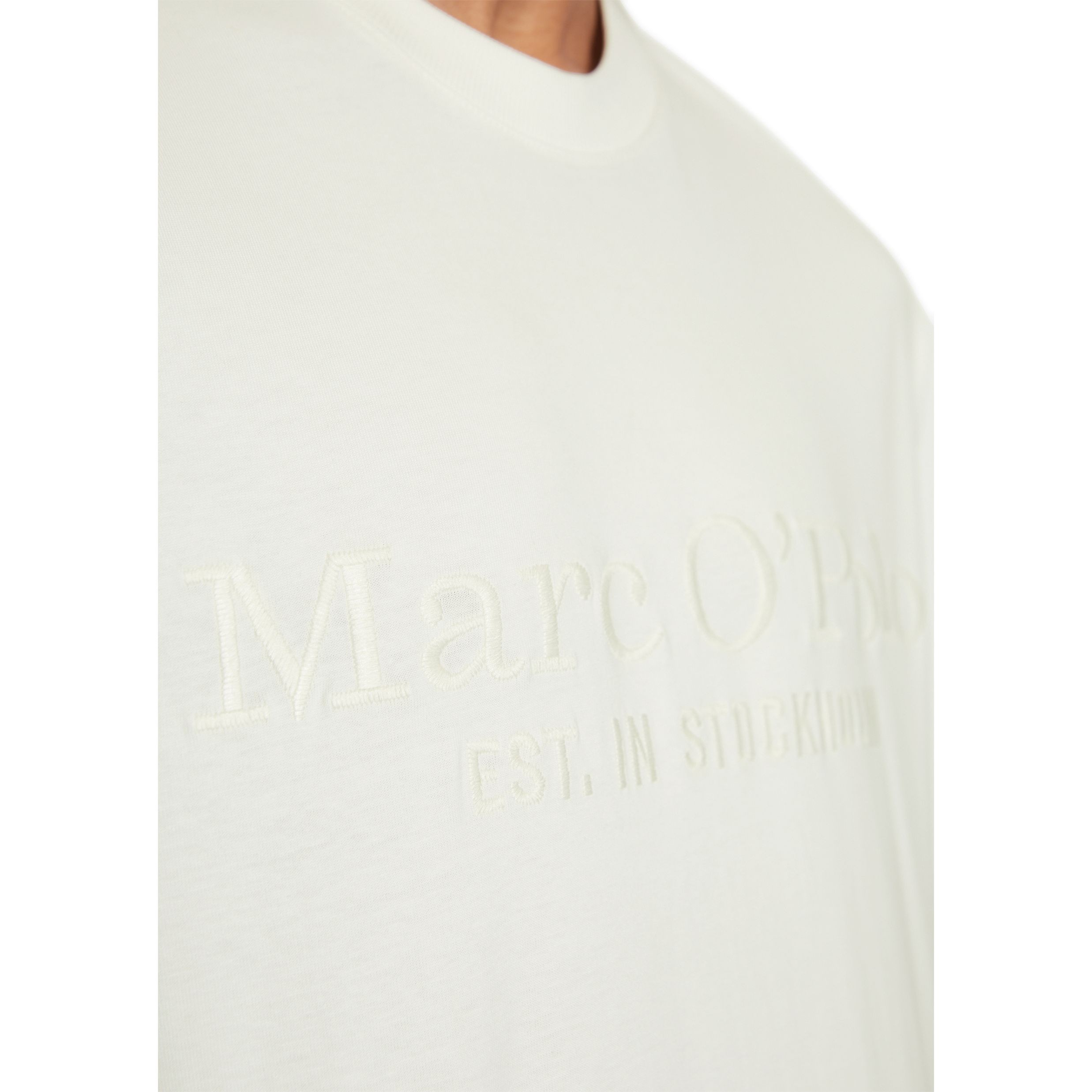 MARC O'POLO Marškinėliai vyrams, Balta 4