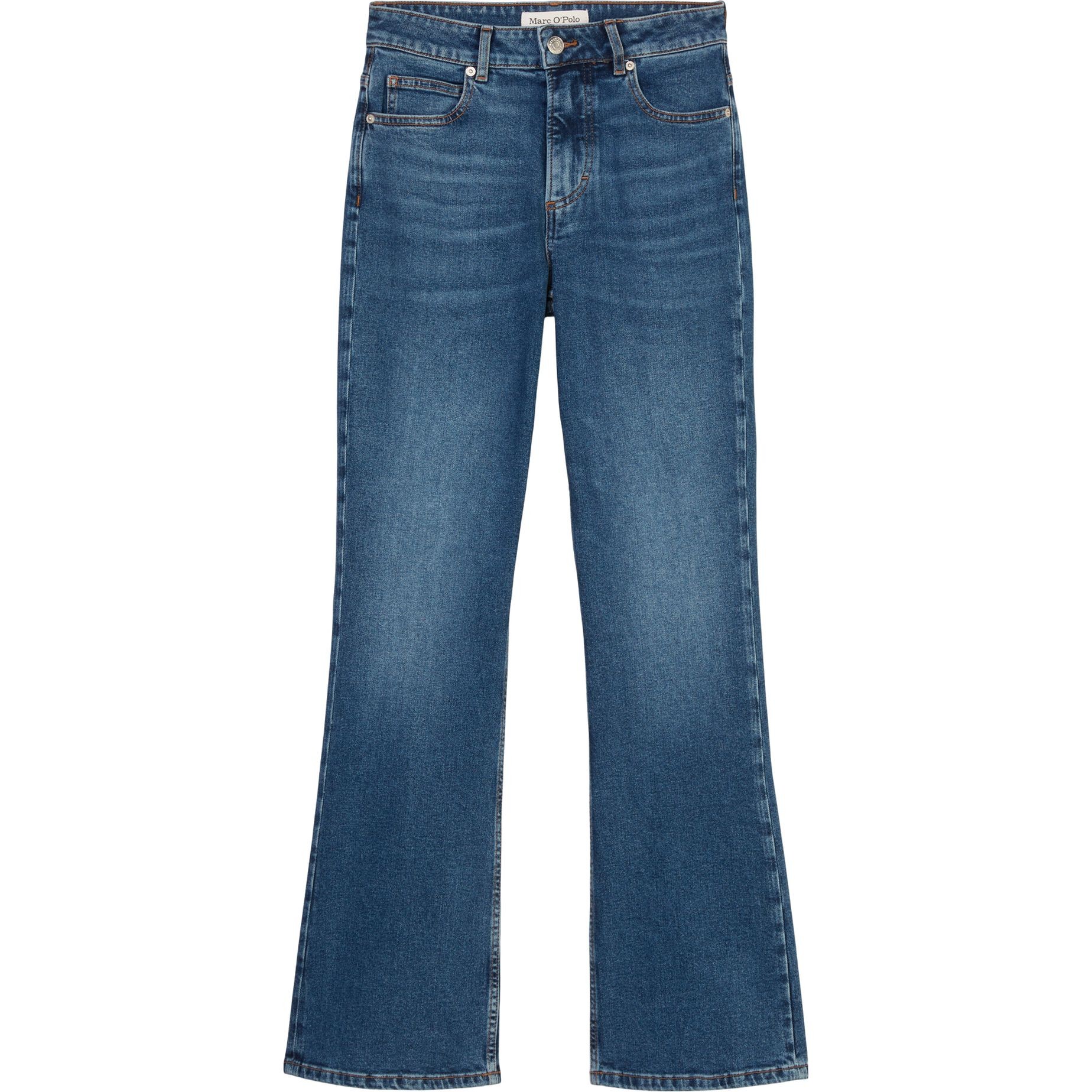 MARC O'POLO Platėjantys džinsai moterims, Mėlyna, Flared 500923012083 1