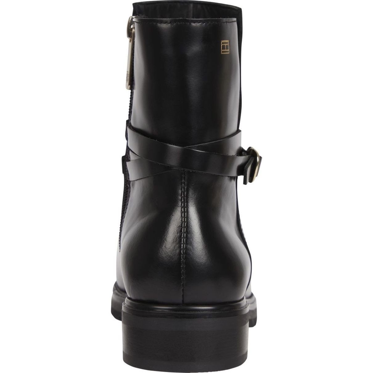 TOMMY HILFIGER Aulinukai moterims, Juoda, BELT LOW BOOT 2