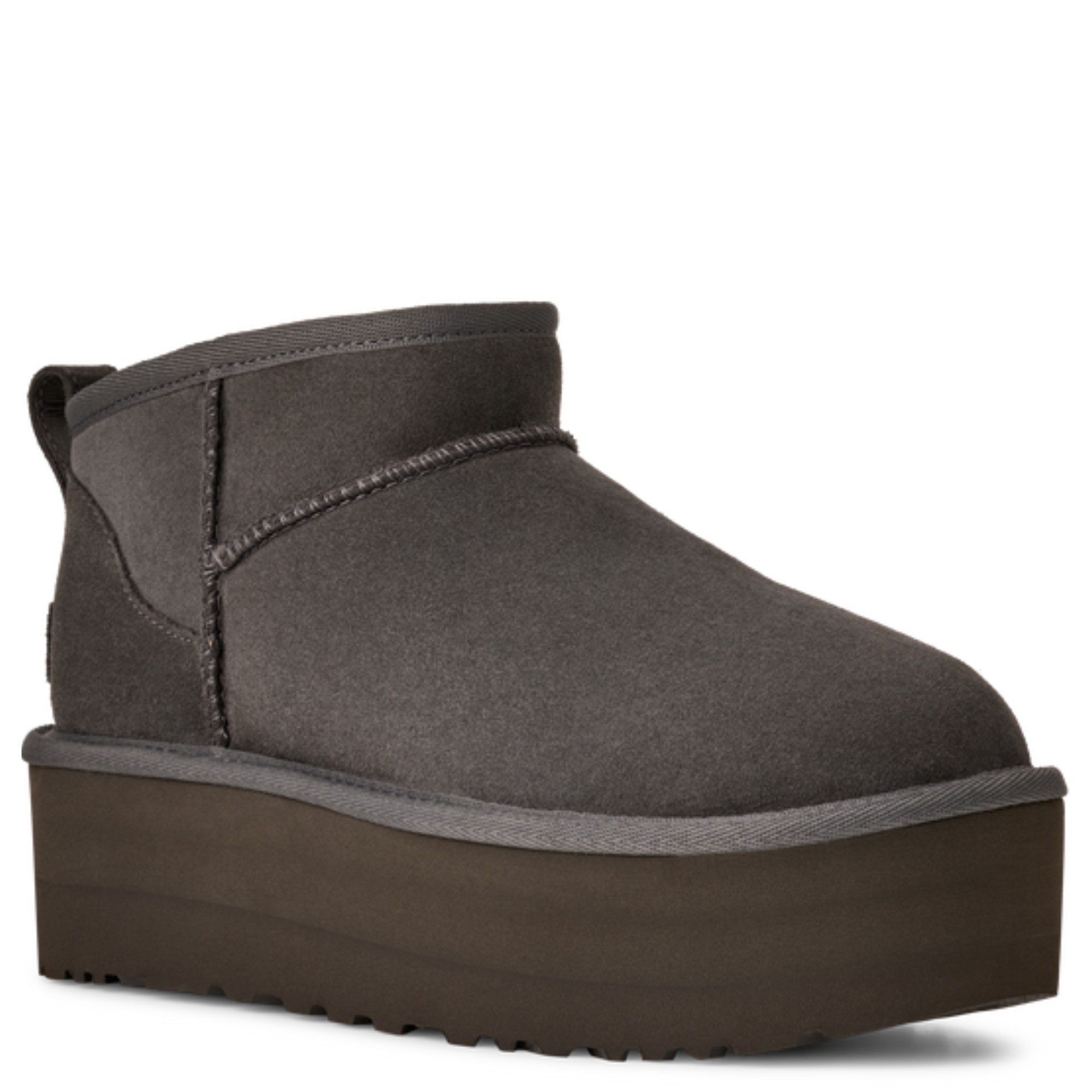 UGG Pašiltinti aulinukai moterims, Pilka, Classic Ultra Mini Platform 1