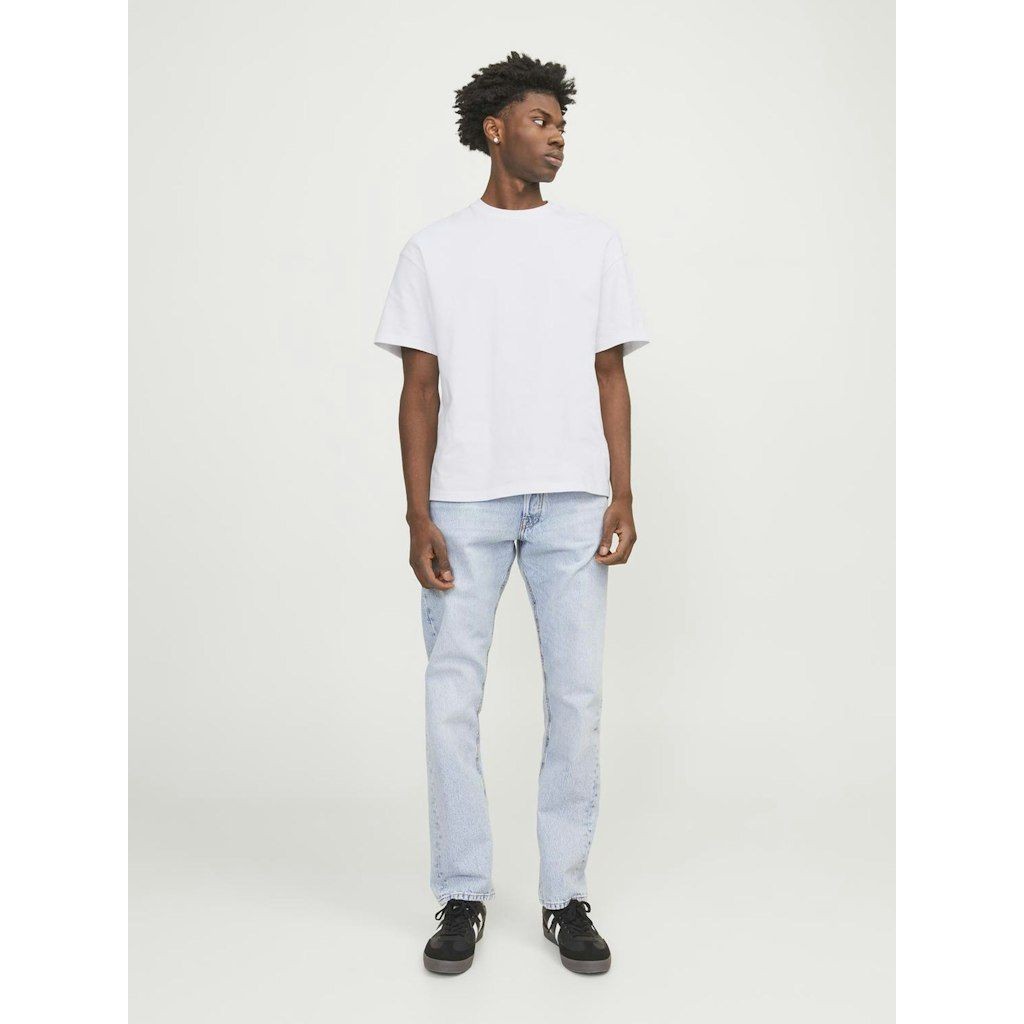 JACK & JONES Marškinėliai vyrams, Balta, Jorvibe het-shirts 4