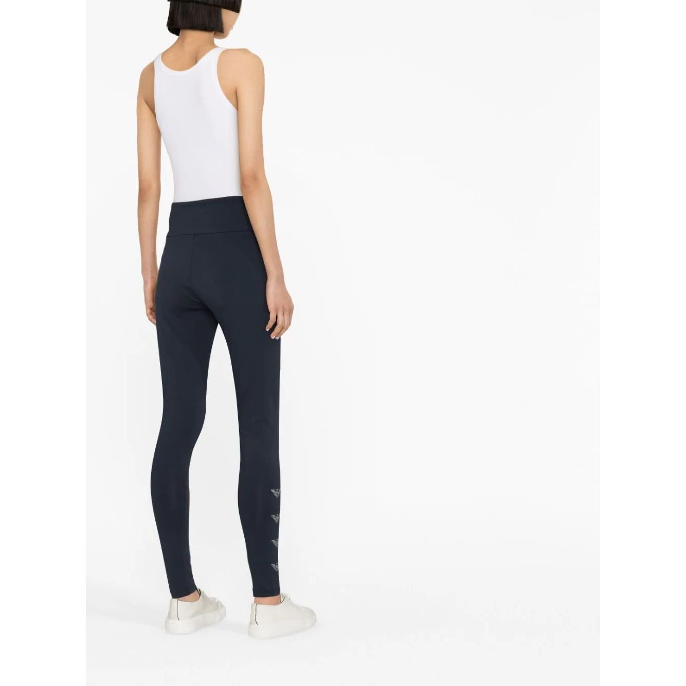 EA7 Tamprės moterims, Mėlyna, Leggings 3