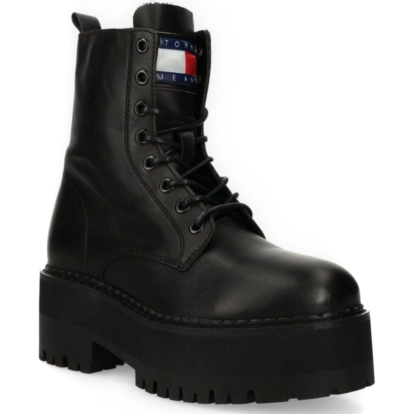 TOMMY JEANS Aulinukai moterims, Juoda, Boot zip up 1