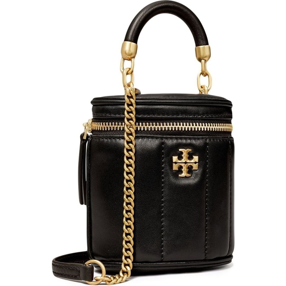 TORY BURCH Piniginė moterims, Juoda, Kira mini vanity case 3