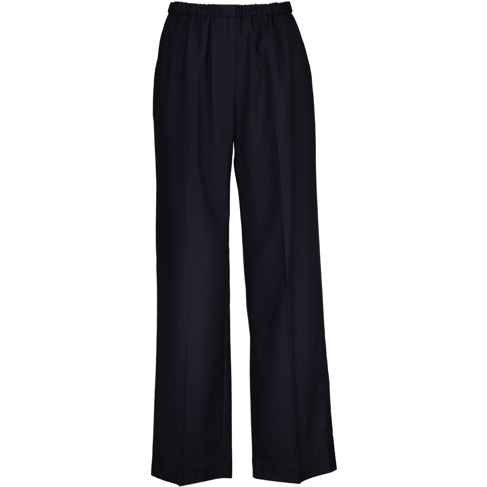 GANT Kelnės moterims, Mėlyna, wool blend pull on pants 1