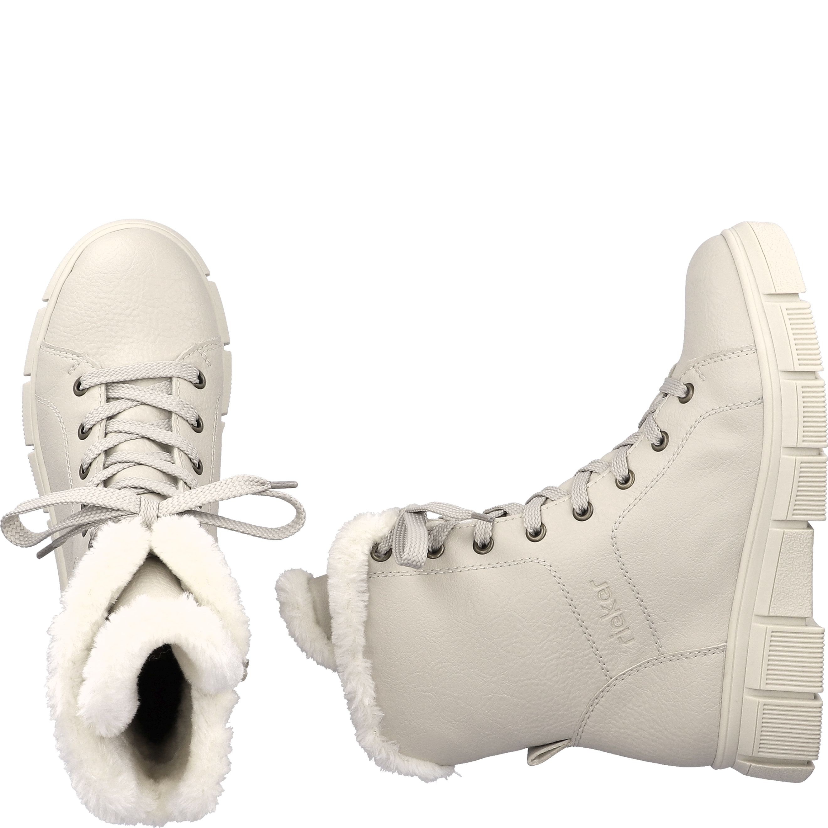 RIEKER Aulinukai moterims, Smėlio, BOOTIES 11