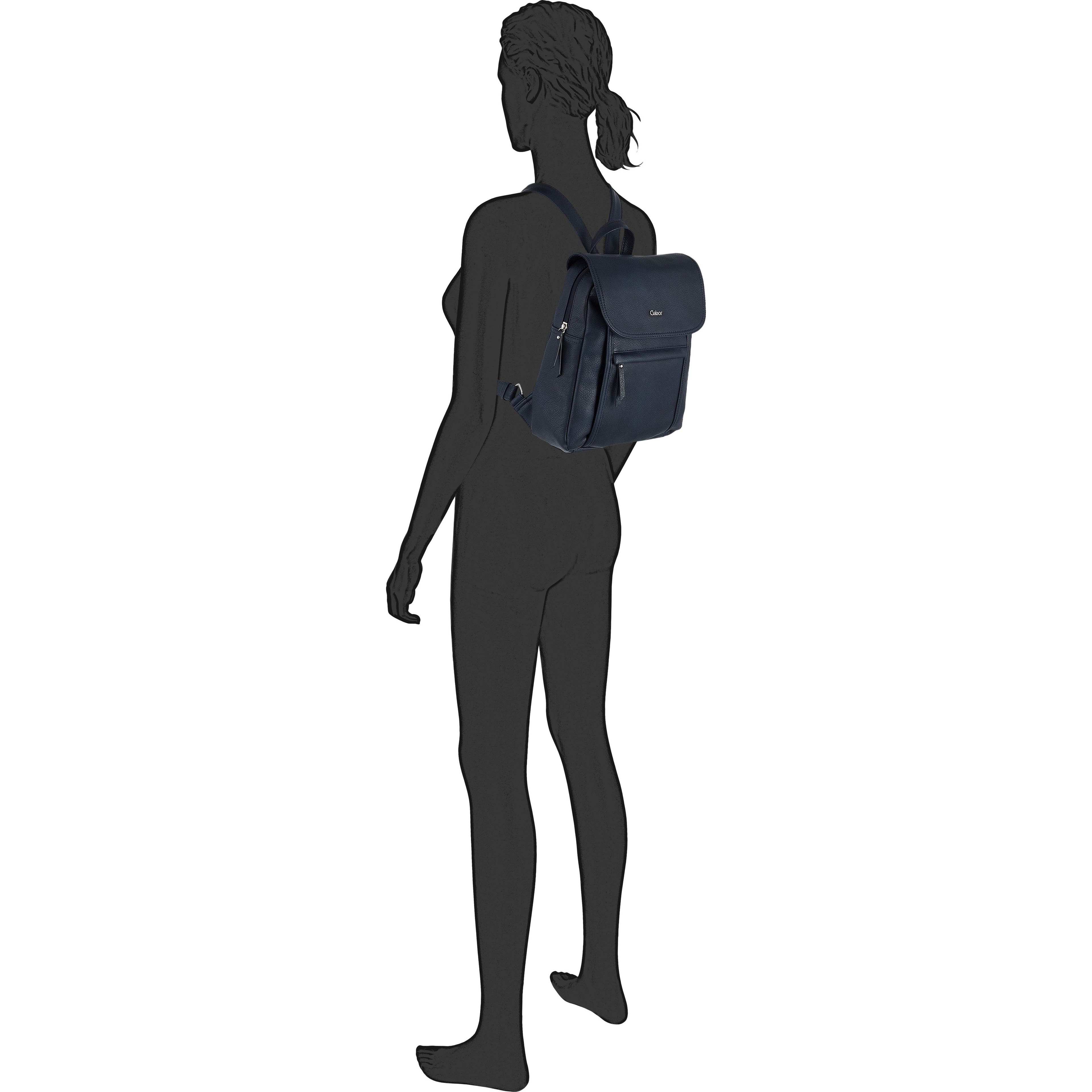 GABOR Kuprinė moterims, Mėlyna, Mina backpack 2