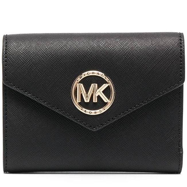 MICHAEL KORS Piniginė moterims, Juoda, Medium trifold wallet 1