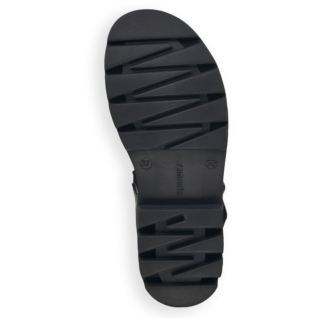 REMONTE Basutės moterims, Juoda, SANDALS 7