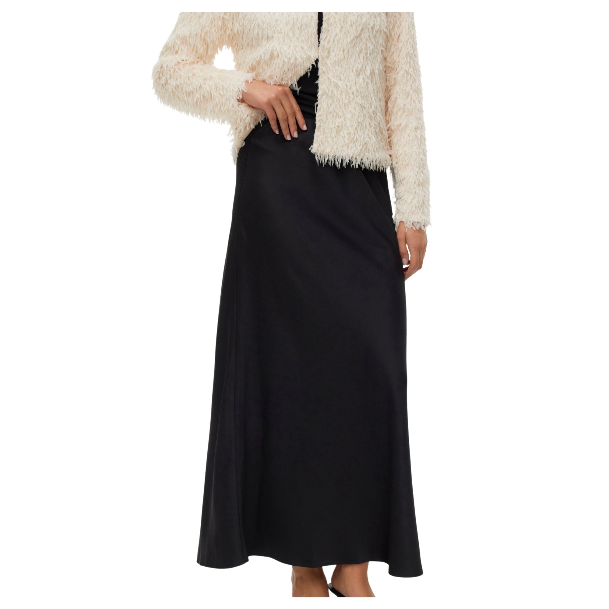 VERO MODA Midi suknelė moterims, Juoda, Merle 1