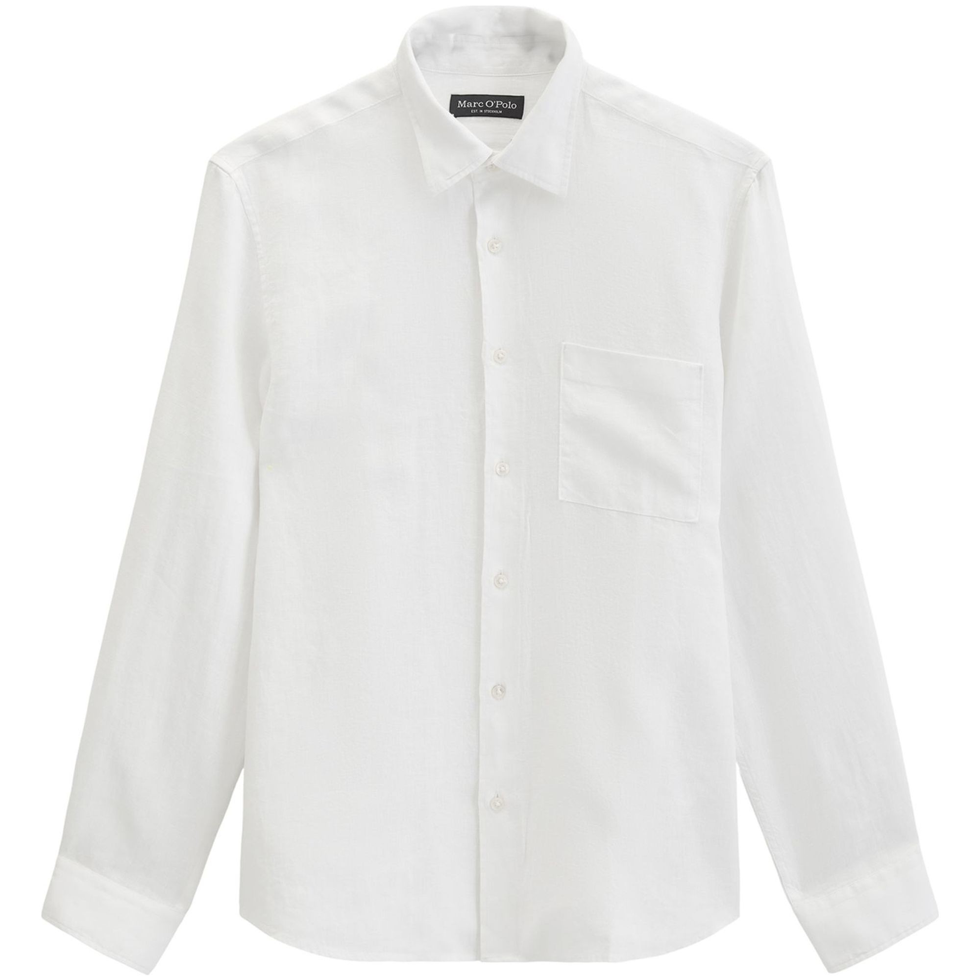 MARC O'POLO Marškiniai ilgomis rankovėmis vyrams, Balta, 5000012797 Shirts lon
