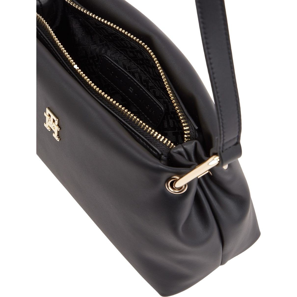 TOMMY HILFIGER Rankinė per petį moterims, Juoda, Soft crossover 4