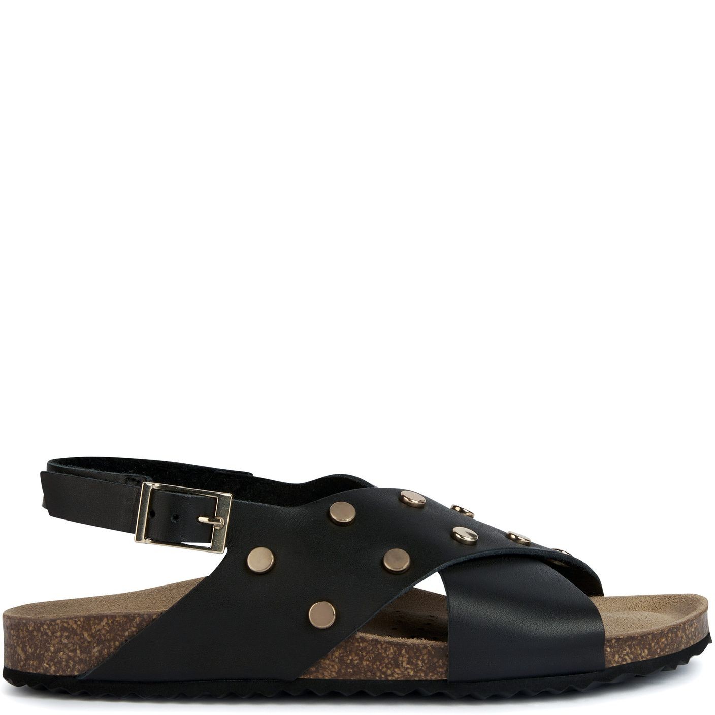GEOX Basutės moterims, Juoda, BRIONIA SANDALS 2
