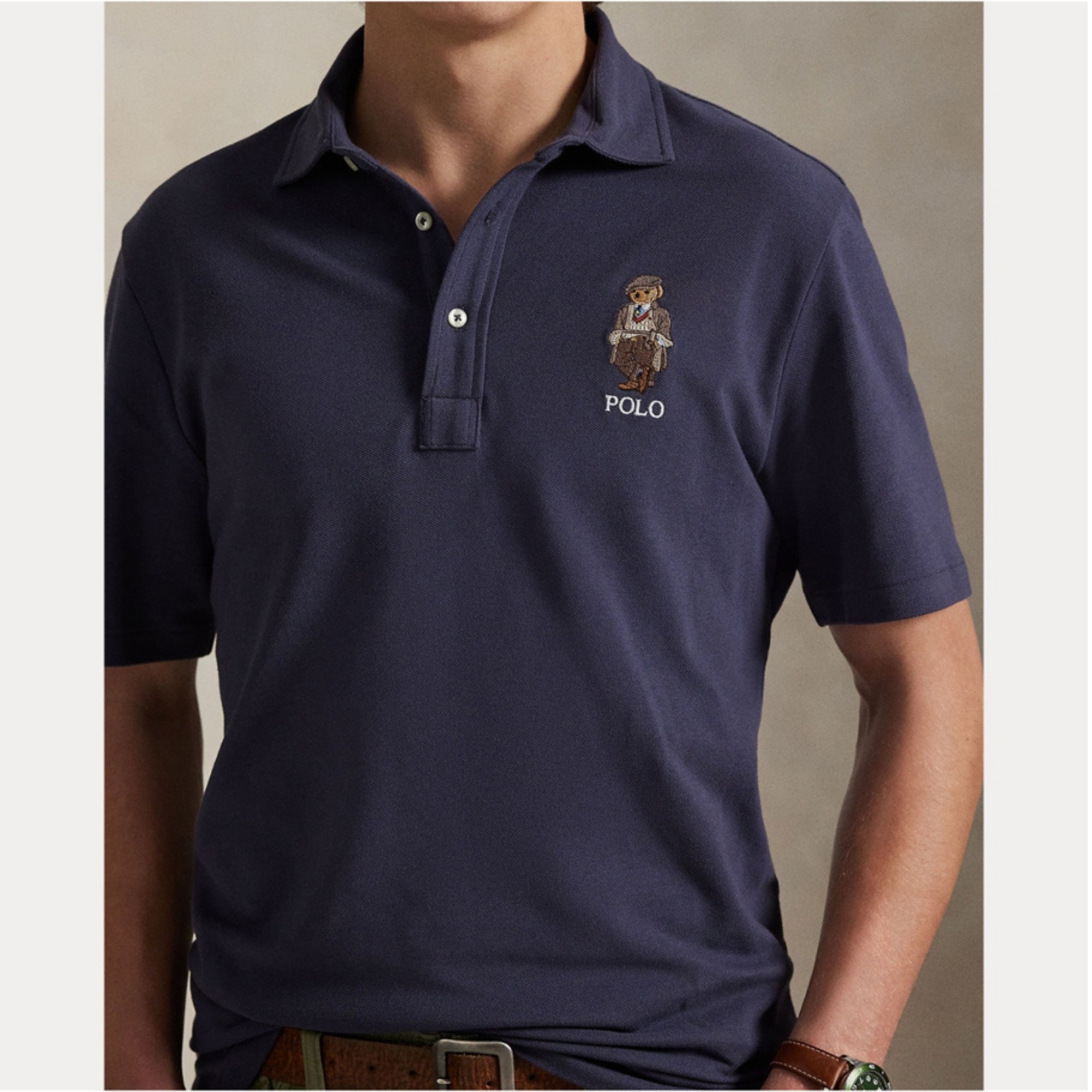 POLO RALPH LAUREN Polo marškiniai trumpos rank. vyrams, Mėlyna, Short sleeve polo shirt 2