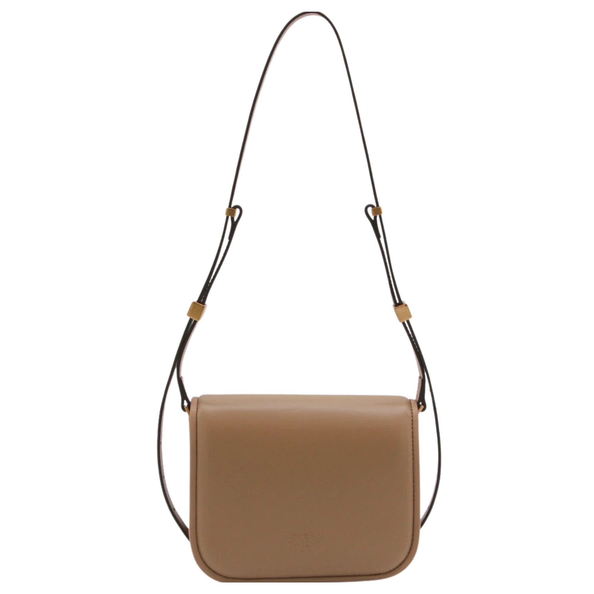 PINKO Rankinė per petį moterims, Ruda, Love box bag fl mini nappa + v 2