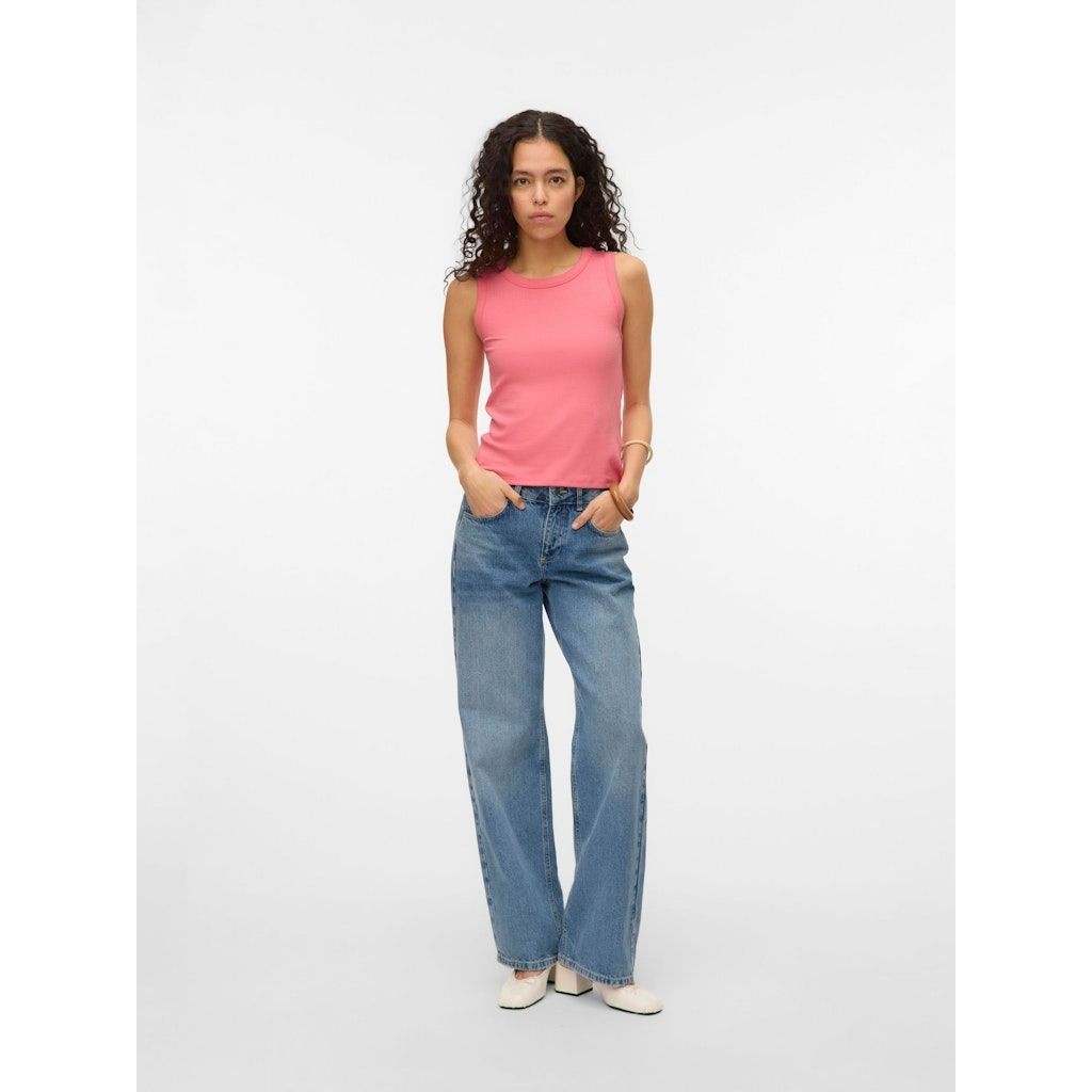 VERO MODA Marškiniai be rankovių moterims, Rožinė, Promise tank top 4