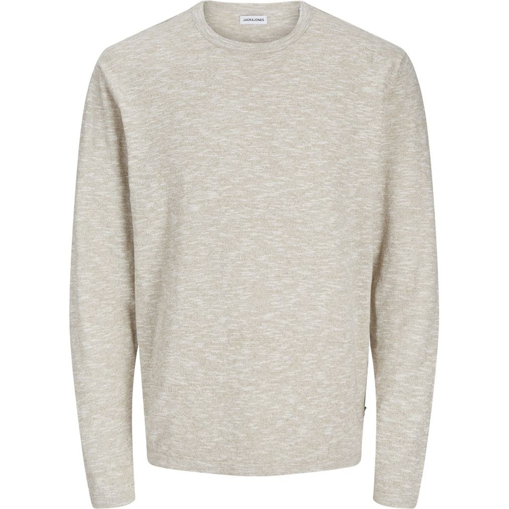 JACK & JONES Megztinis vyrams, Baige, Summer knit crew neck 1