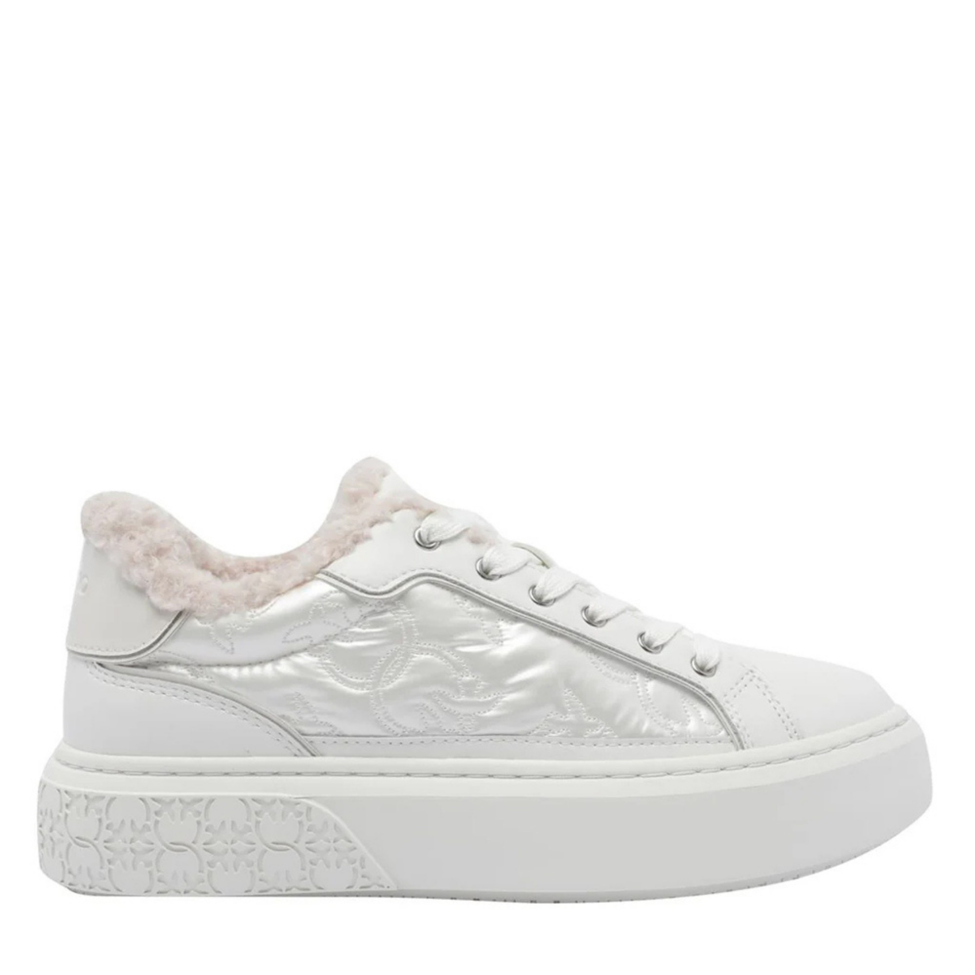 PINKO Laisvalaikio bateliai moterims, Balta, Yoko 21 - sneaker calf leather 1