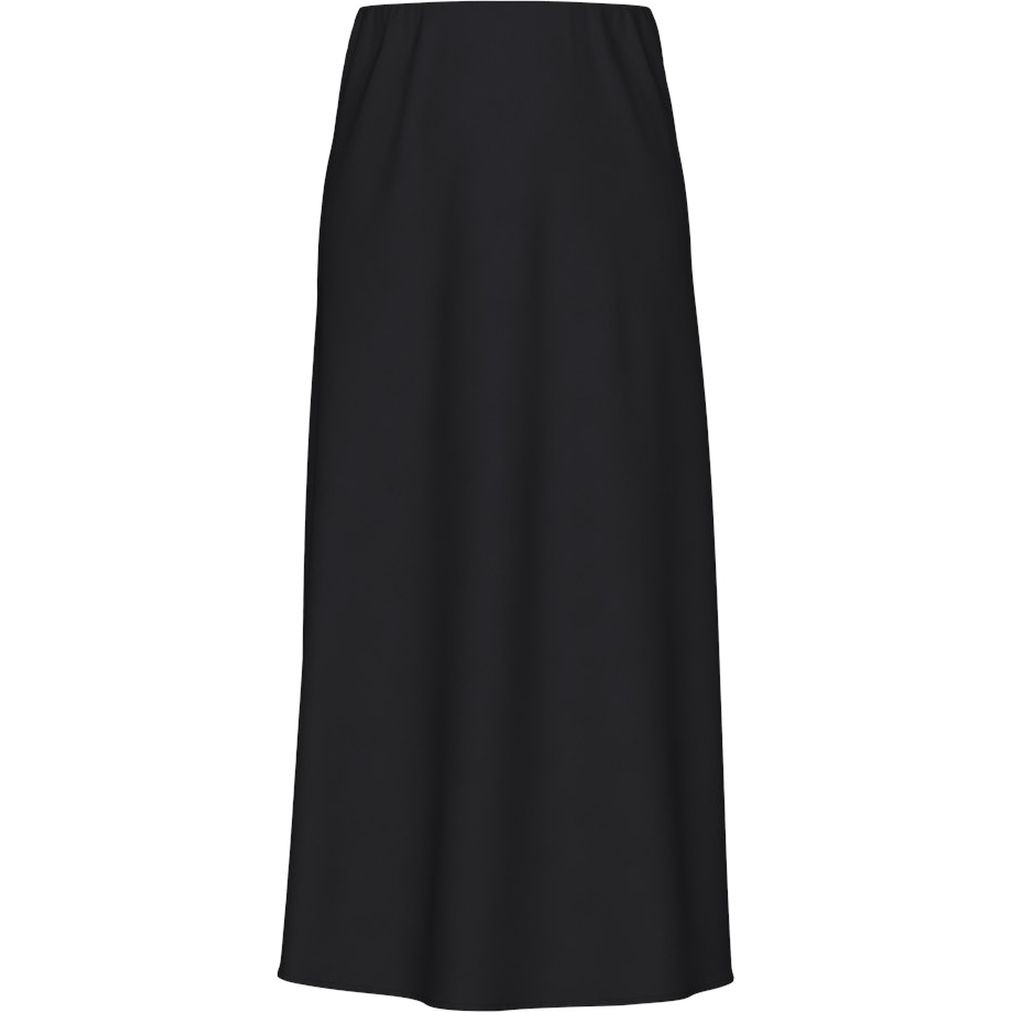 PIECES Midi sijonas moterims, Juoda, Franan ankle skirt 1