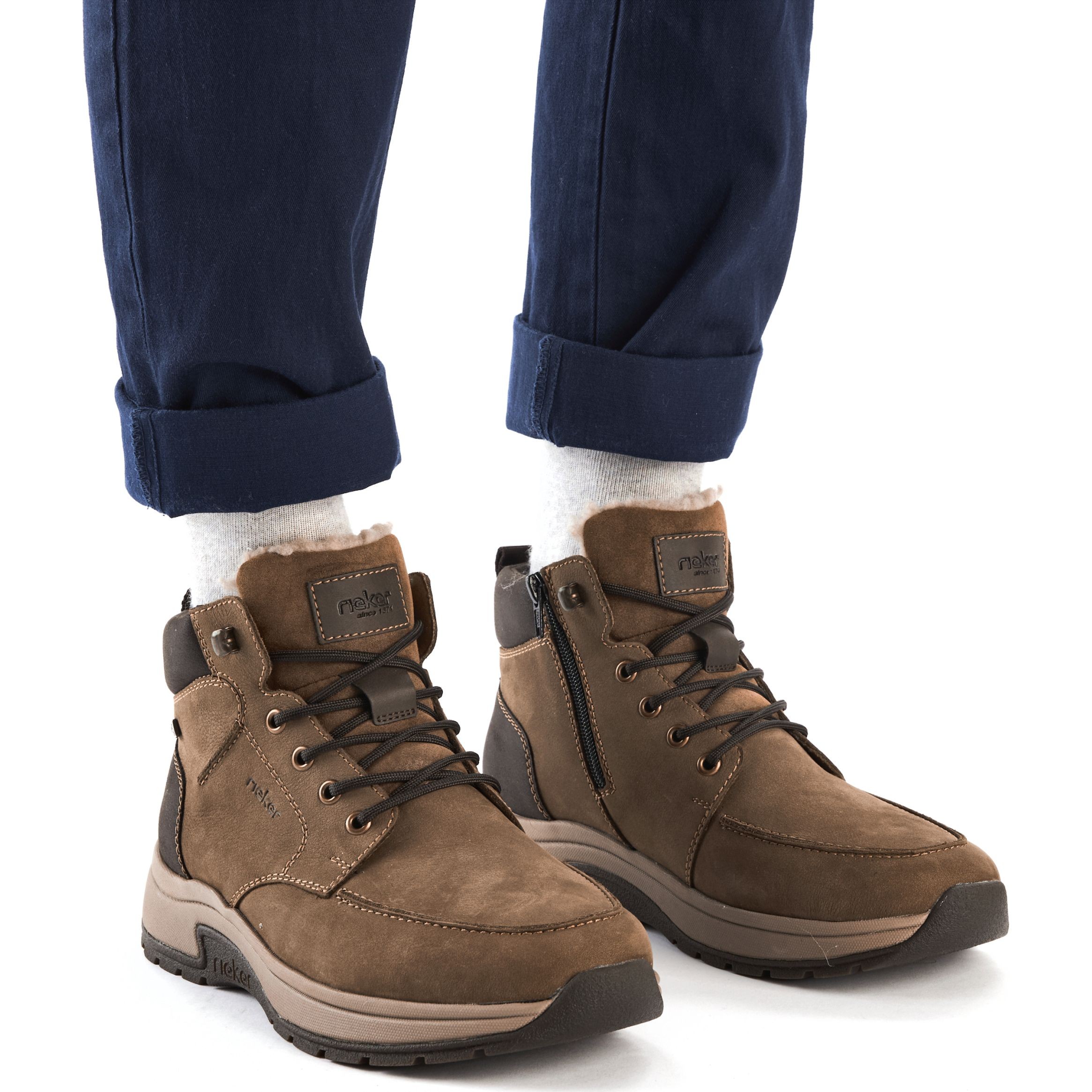 RIEKER Aulinukai vyrams, Ruda, Men's boots 2