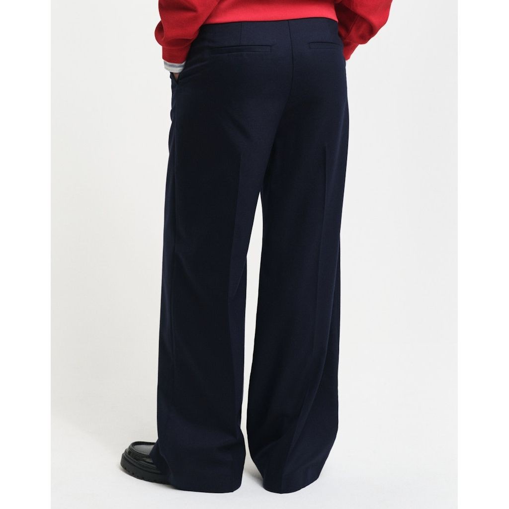 GANT Kelnės moterims, Mėlyna, Straight pants 3