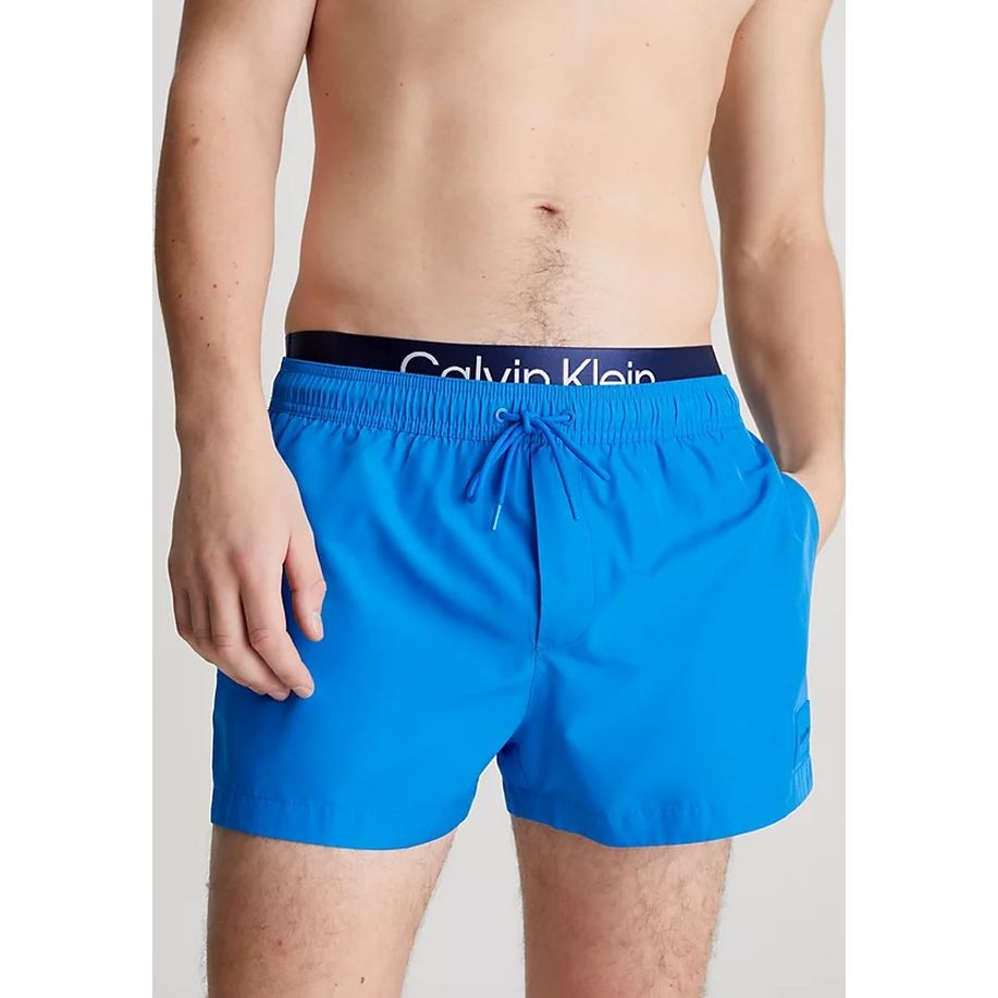 CALVIN KLEIN UW Apatinė kostiumėlio dalis vyrams, Mėlyna, Swim trunk 2