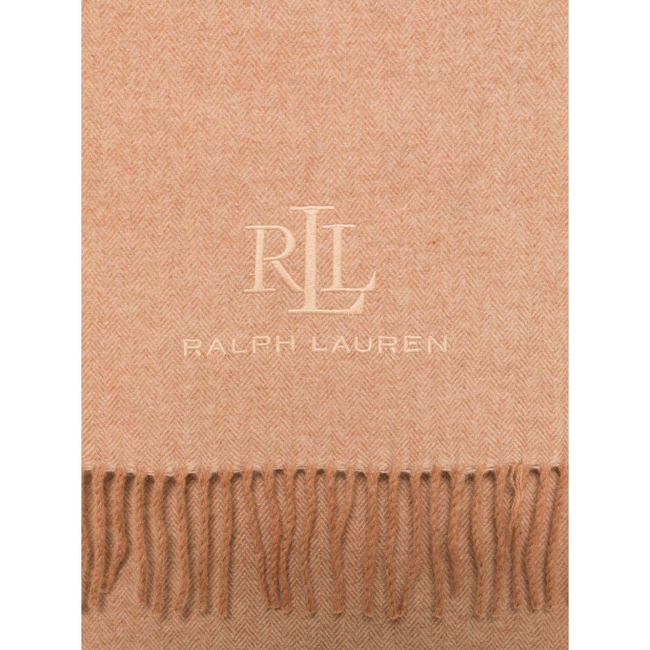 LAUREN RALPH LAUREN Šalikas moterims, Ruda, Wl cshmr sgn scarf 2