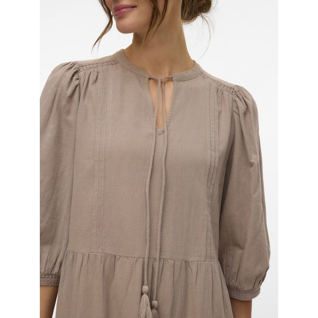 VERO MODA Maxi suknelė moterims, Ruda, Pretty long dress 5