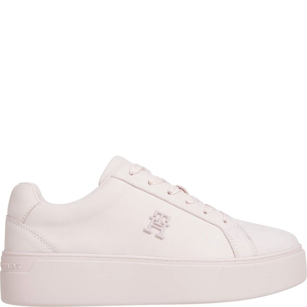 TOMMY HILFIGER Laisvalaikio bateliai moterims, Rožinė, Platform court sneaker 2