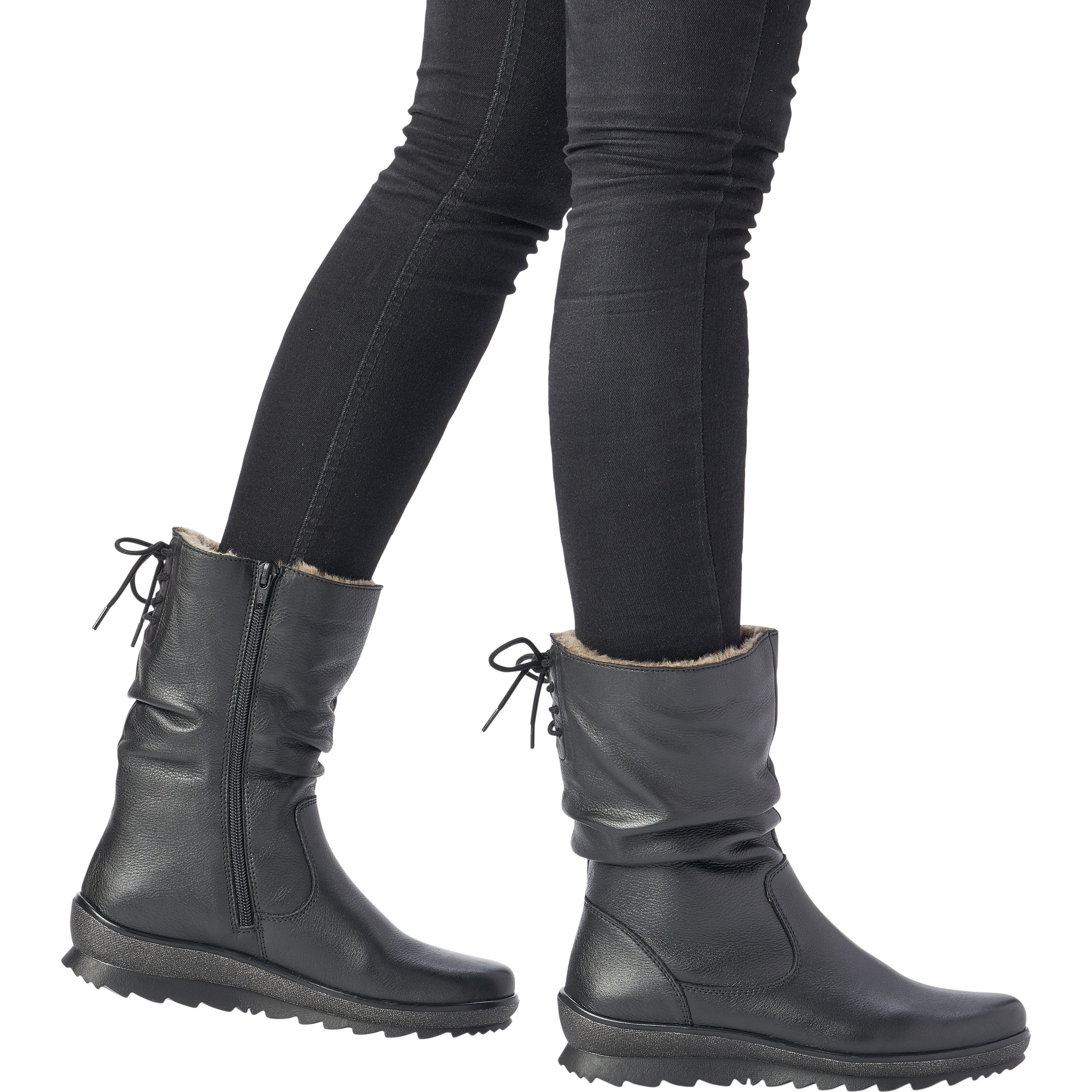 REMONTE Aulinukai moterims, Juoda, BOOTIES 2