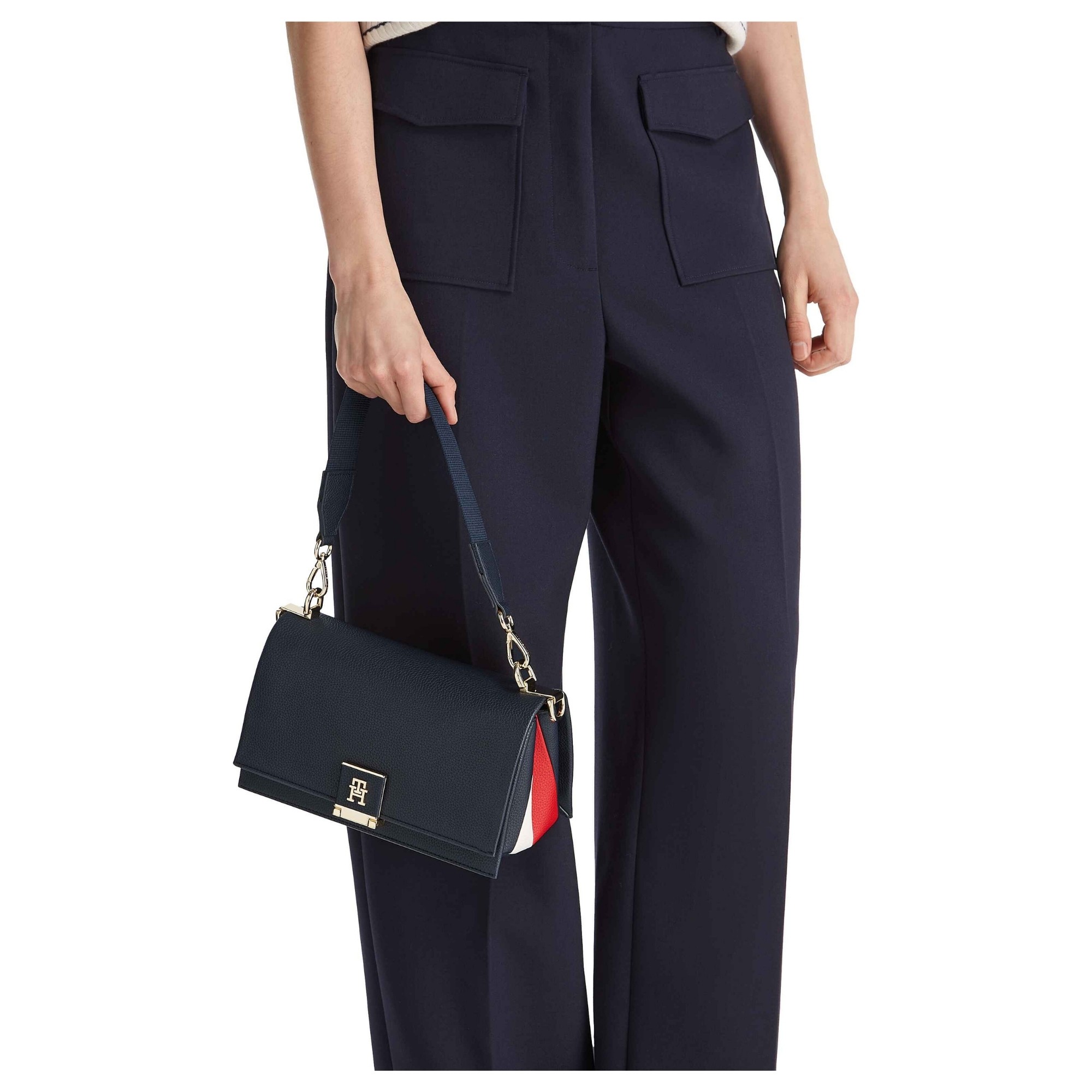 TOMMY HILFIGER Rankinė moterims, Mėlyna, TH her med crossover corp 7