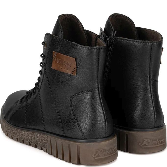 RIEKER Aulinukai moterims, Juoda, Ladies mid height boots 3