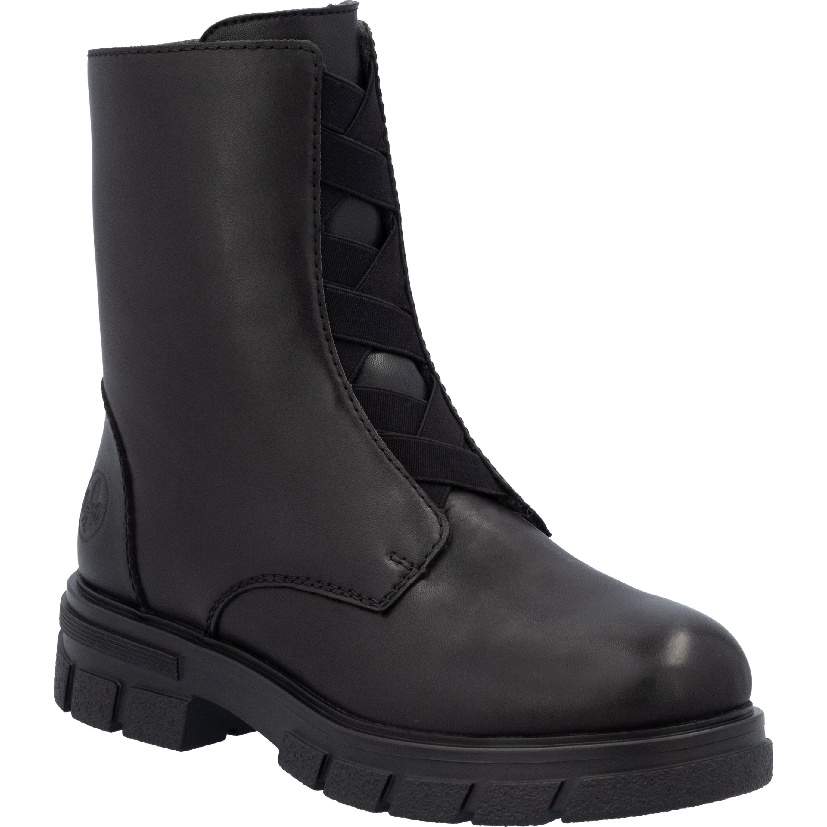 RIEKER Aulinukai moterims, Juoda, Ladies mid height boots 1