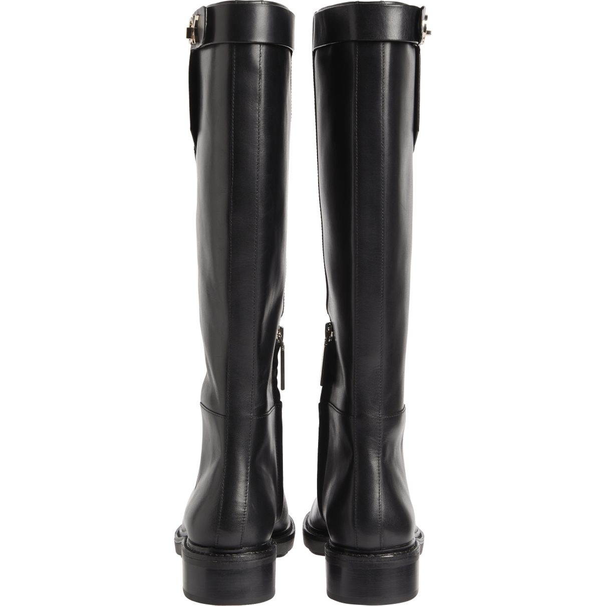 CALVIN KLEIN Auliniai moterims, Juoda, RUBBER SOLE KNEE BOOT W HW 3