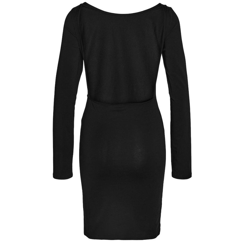 NOISY MAY Mini suknelė moterims, Juoda, NMKERRY L/S SHOR 2