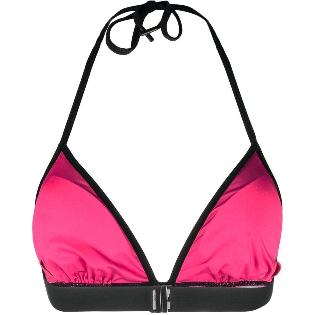 KARL LAGERFELD Viršutinė kostiumėlio dalis moterims, Rožinė, Triangle w/ logo elastic 2