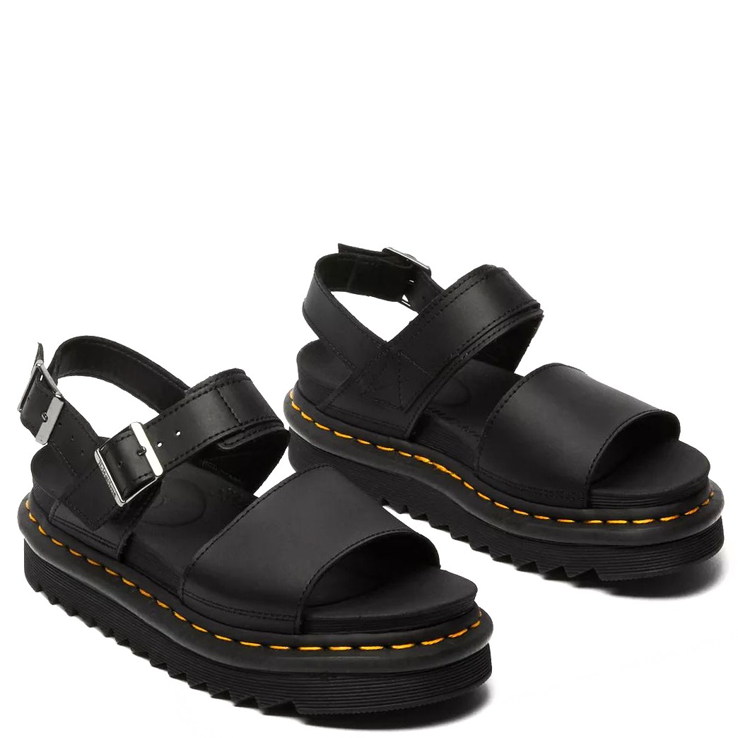 DR. MARTENS Basutės moterims, Juoda, Voss hydro sandals 2