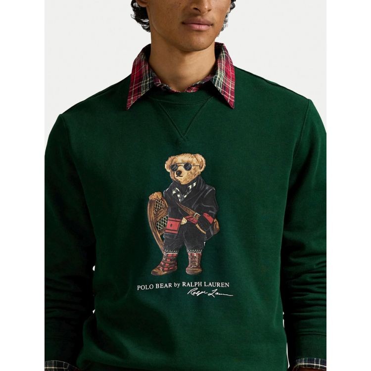 POLO RALPH LAUREN Sportinis nertinis vyrams, Žalia, Long sleeve sweatshirt 2