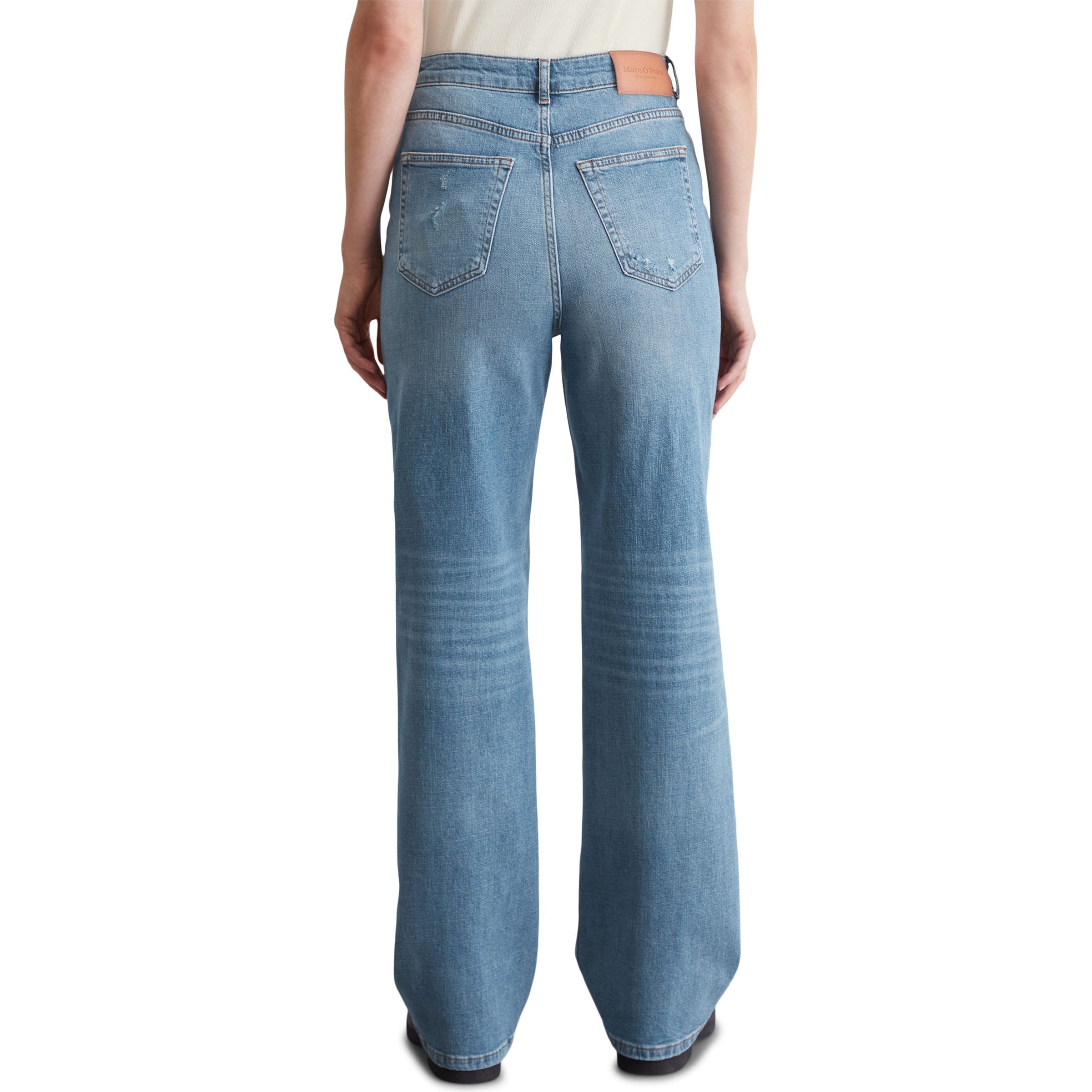 MARC O'POLO Platėjantys džinsai moterims, Mėlyna, Flared 408915612175 3