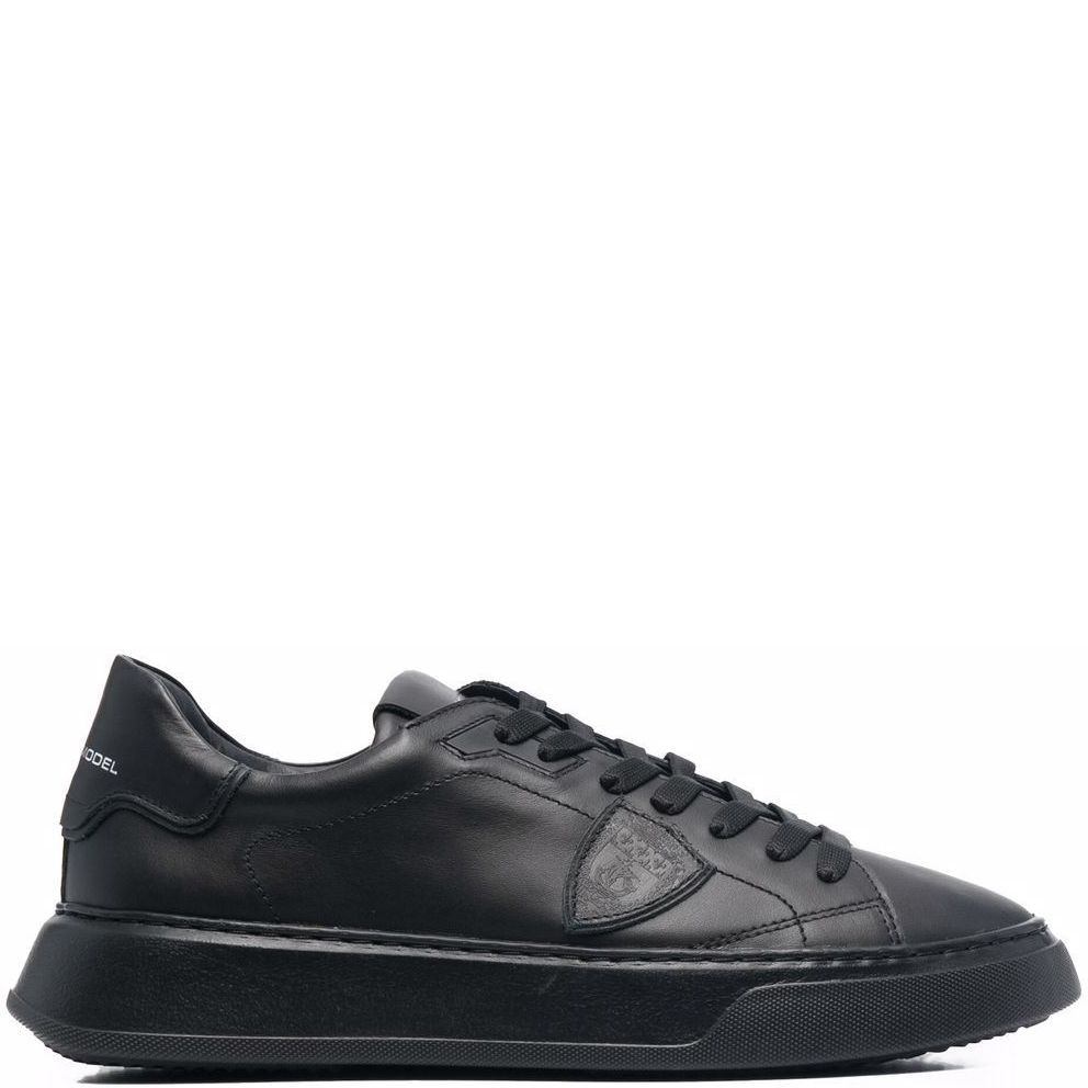 PHILIPPE MODEL Sportiniai bateliai vyrams, Juoda, Temple low man sneaker 1